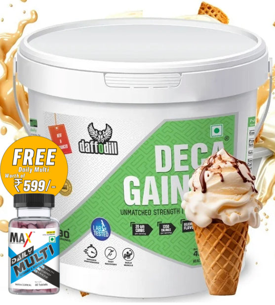 Daffodill Deca Gainer with Free Max sports Multivitamins