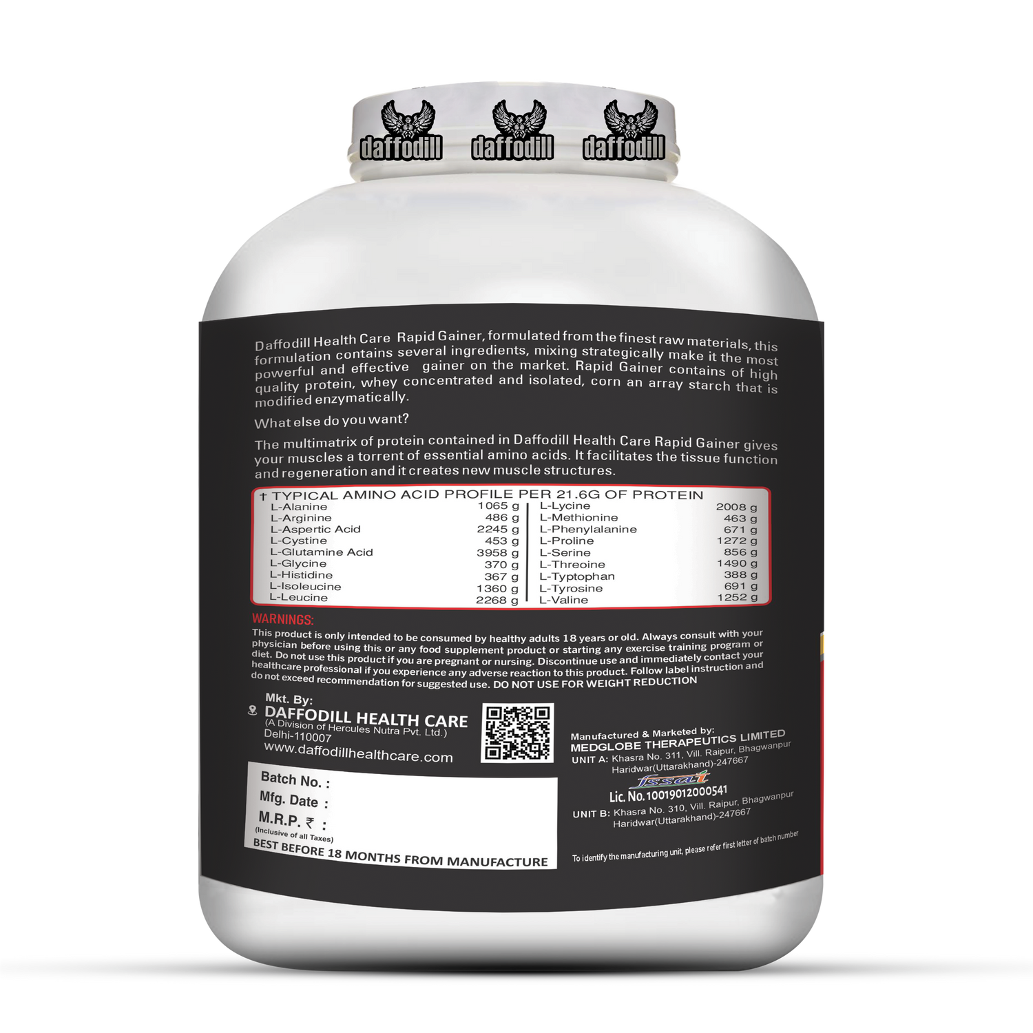 Daffodil Rapid Gainer