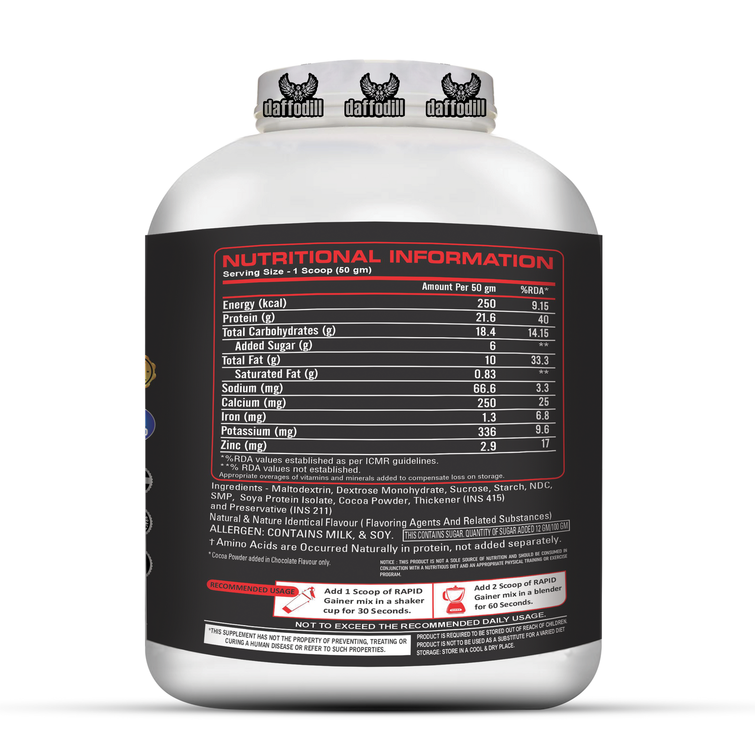 Daffodil Rapid Gainer