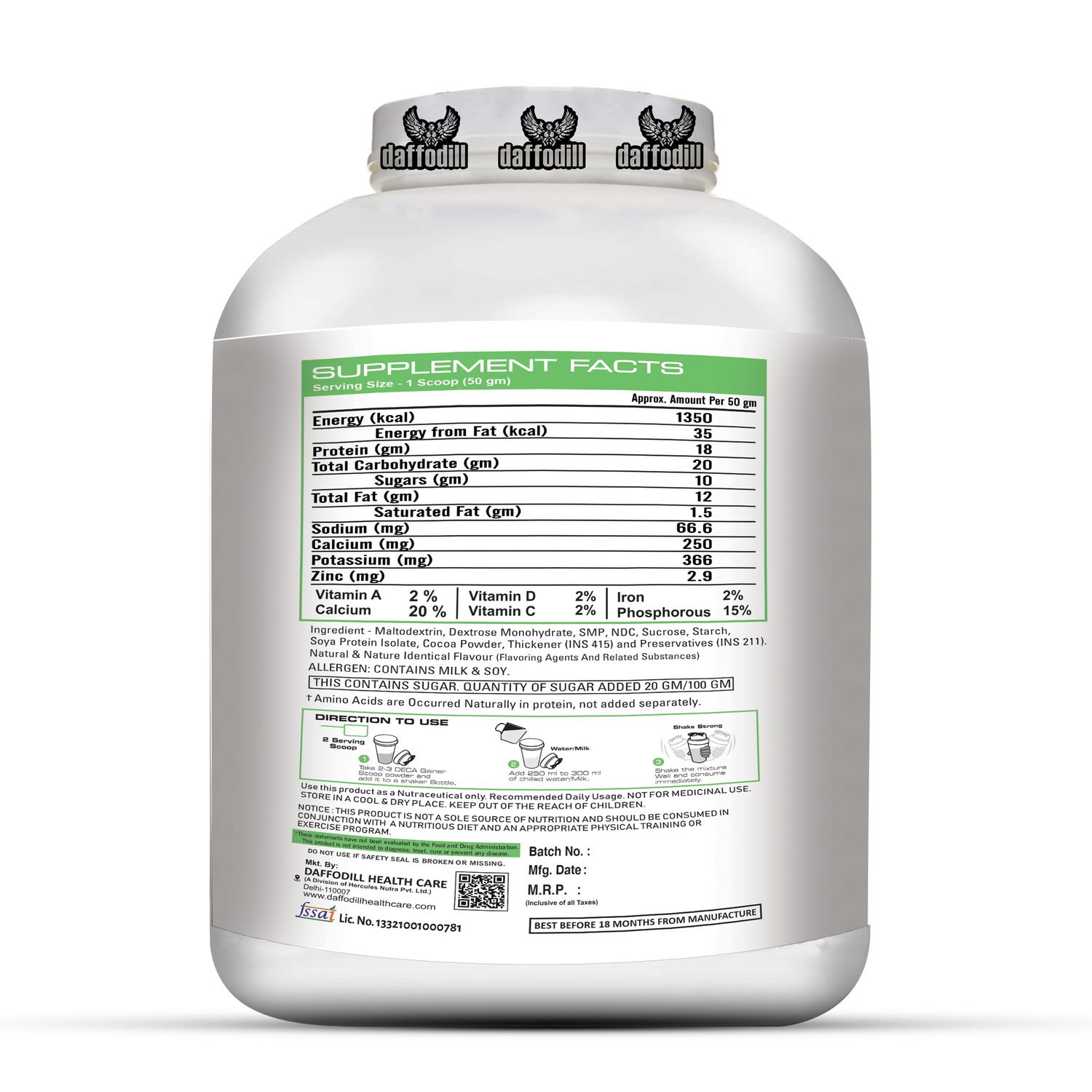 Daffodill Deca Gainer Unmatched Strength