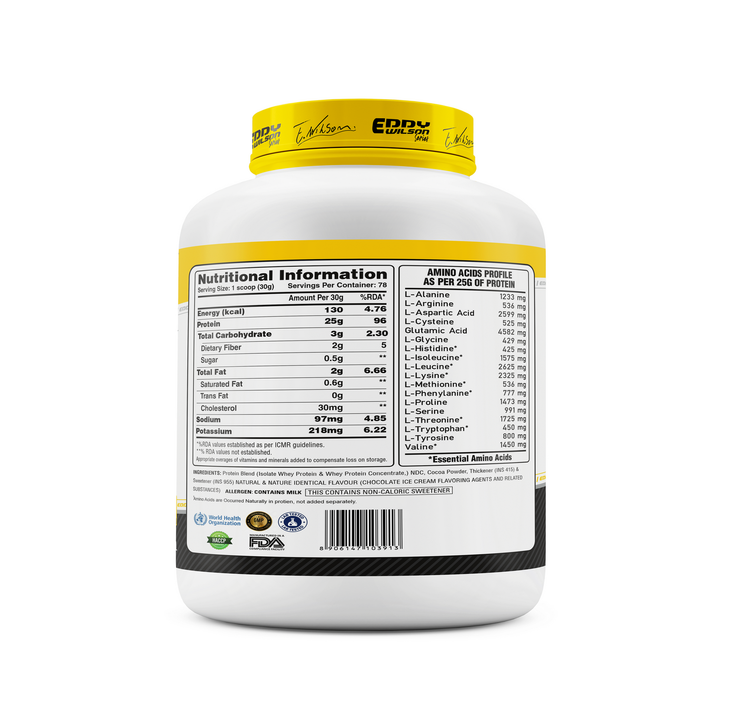 Eddy Wilson Signature Series Whey Protein 2.34 Kg