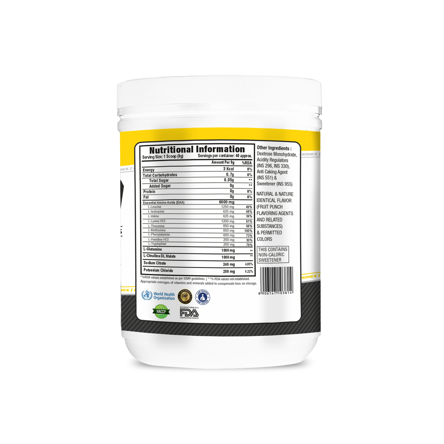 Eddy Wilson Essential Amino Signature Series 40 Servings