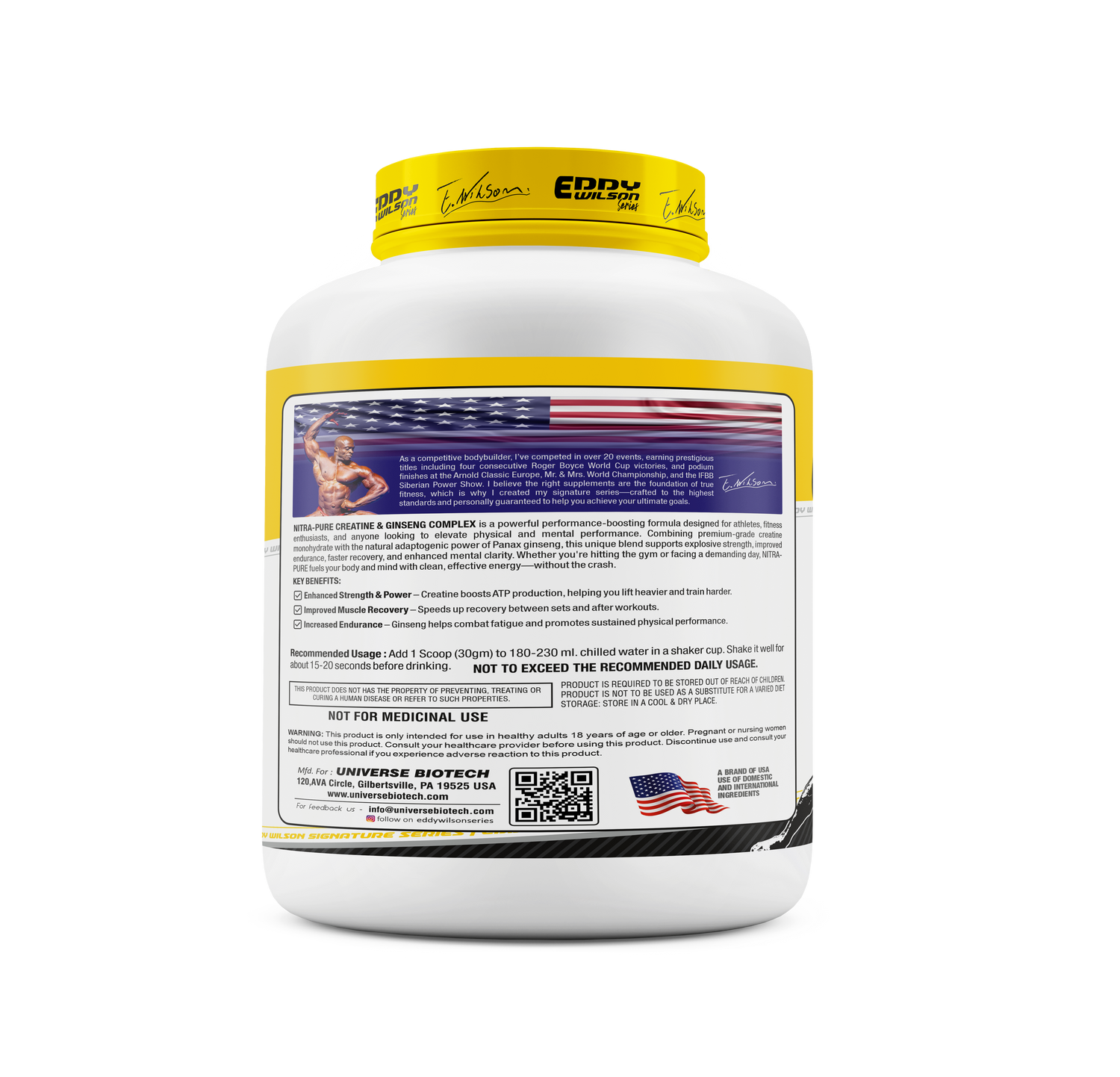 Eddy Wilson Nitra-Pure Chocolate 78 Servings