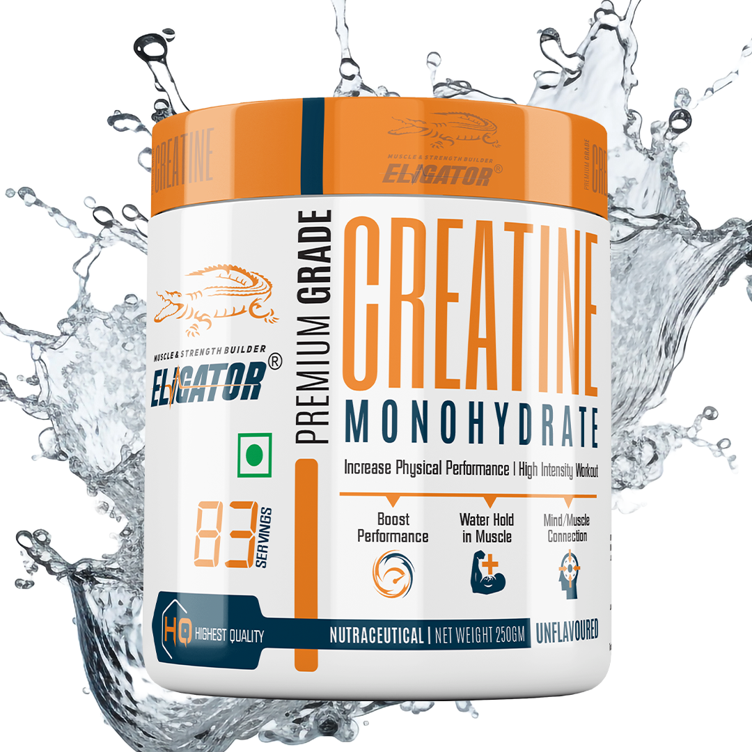 Eligator Nutrition Creatine Monohydrate Unflavour 83 Servings