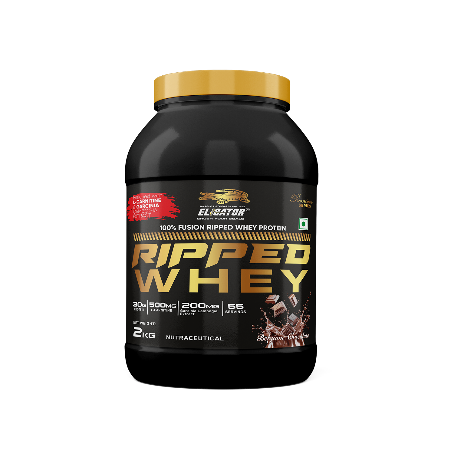 Eligator Nutrition Premium Series Ripped Whey 2 Kg