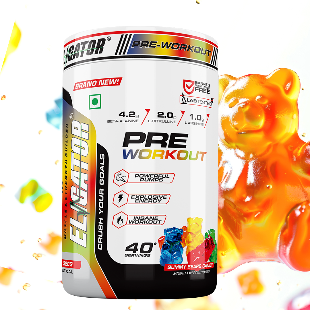 Eligator Pre Workout 40 Servings With Shaker