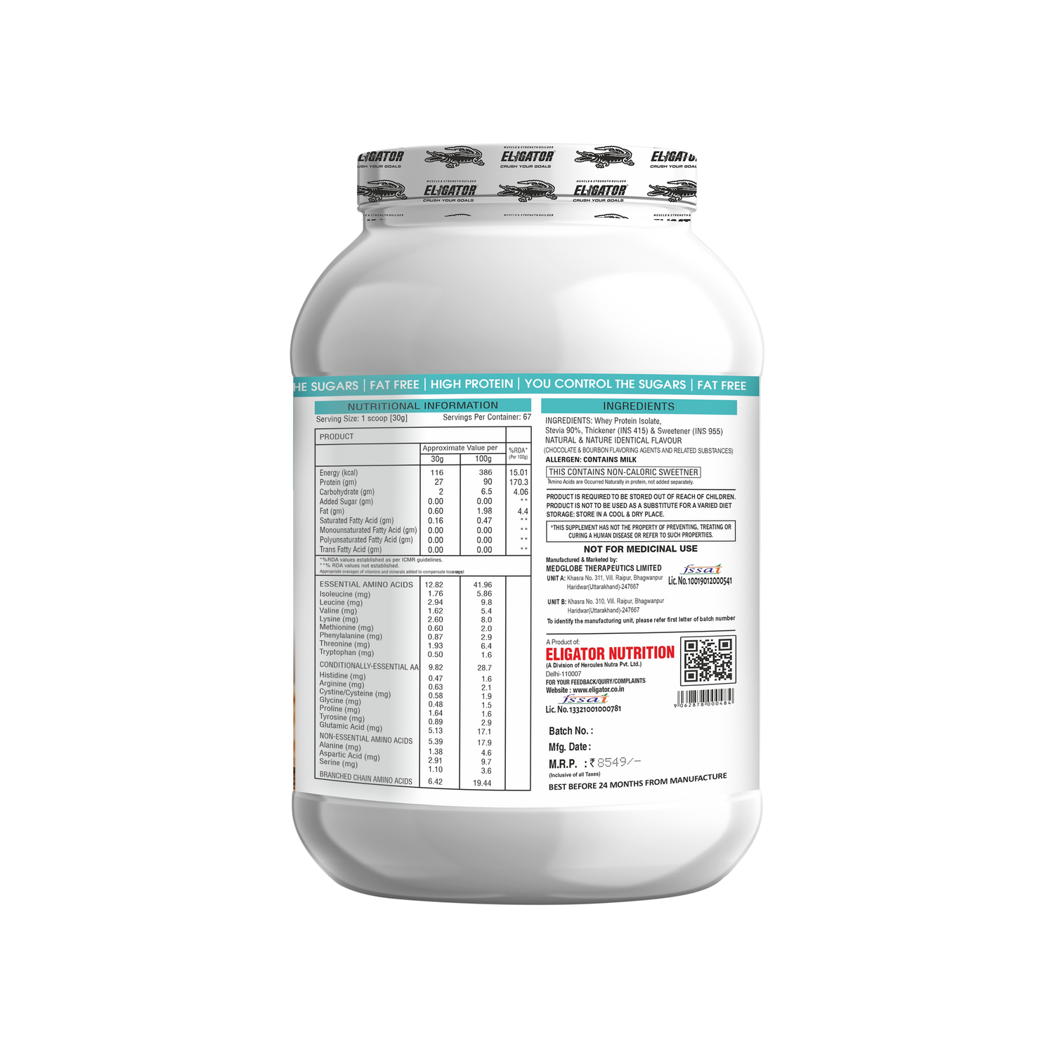 Eligator Iso Cool Whey Protein Isolate