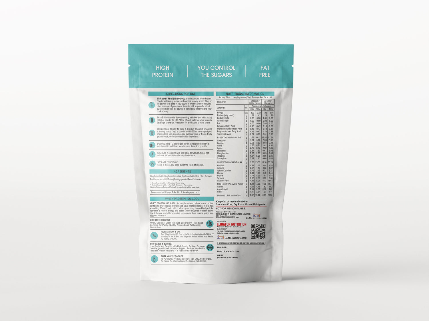 Eligator Iso Cool Whey Protein Isolate