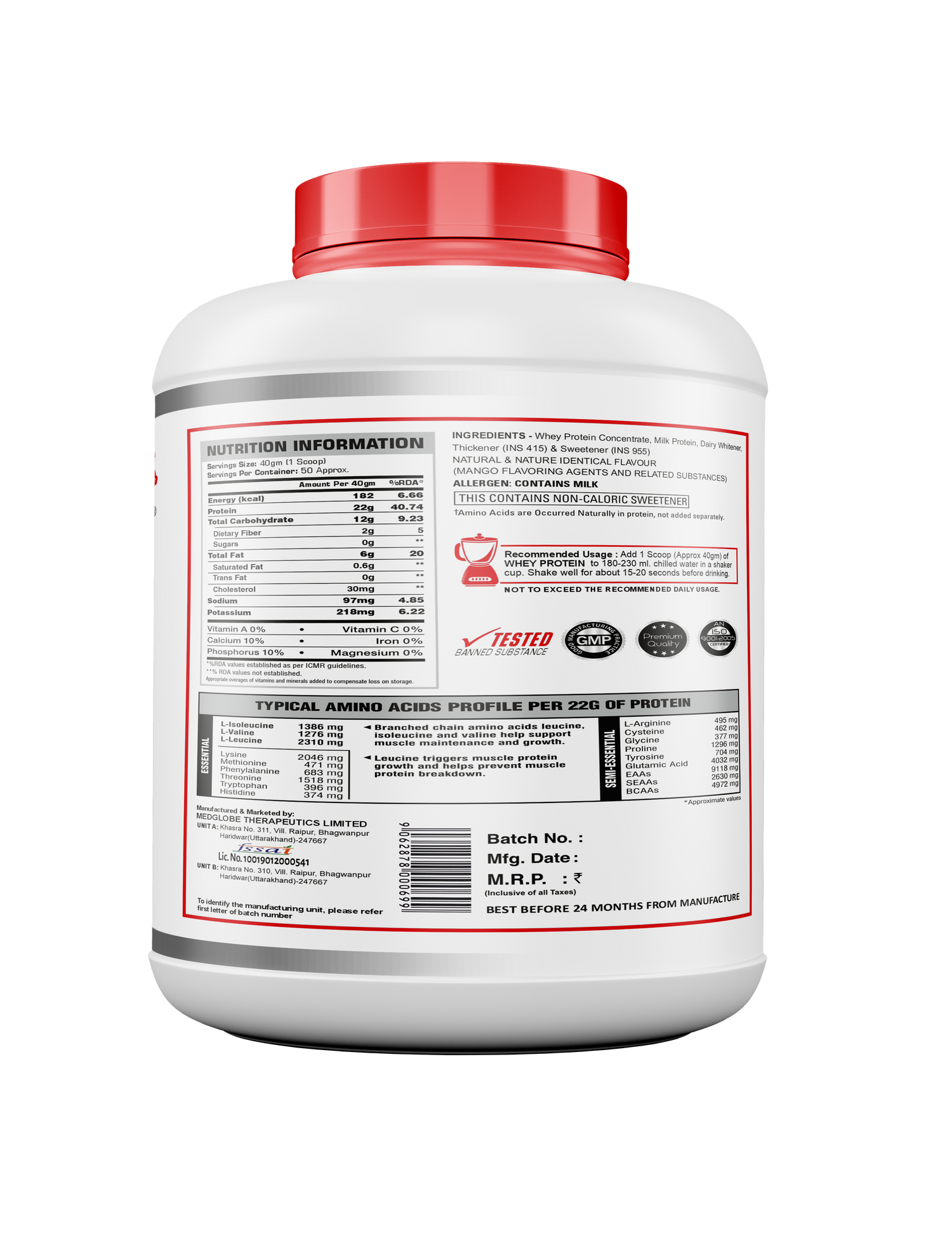 ELIGATOR NUTRITION PERFECT WHEY PROTEIN R