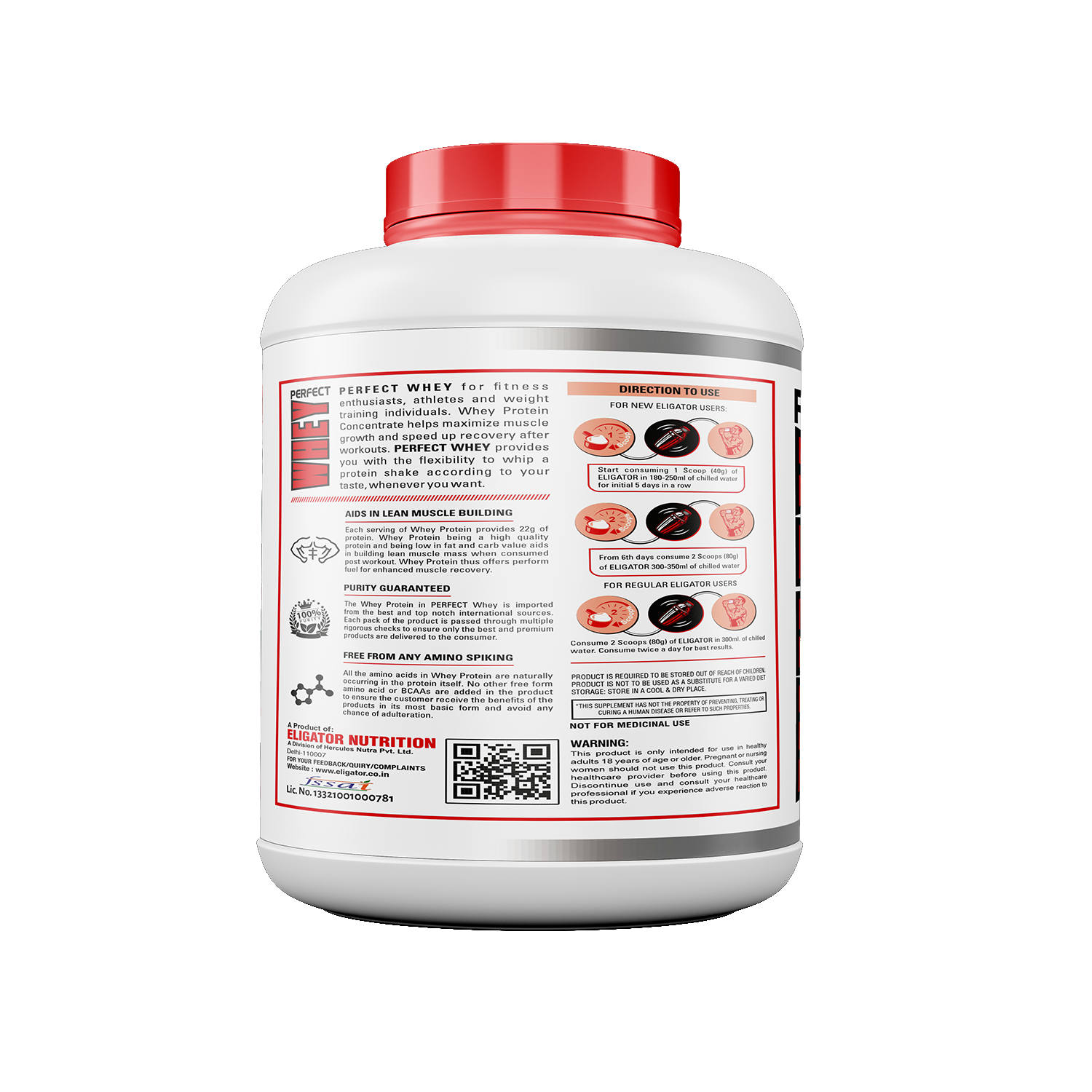 Eligator Nutrition Perfect Whey 2 Kg