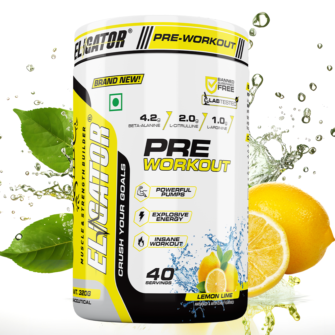 ELIGATOR NUTRITON PRE WORKOUT LEMON