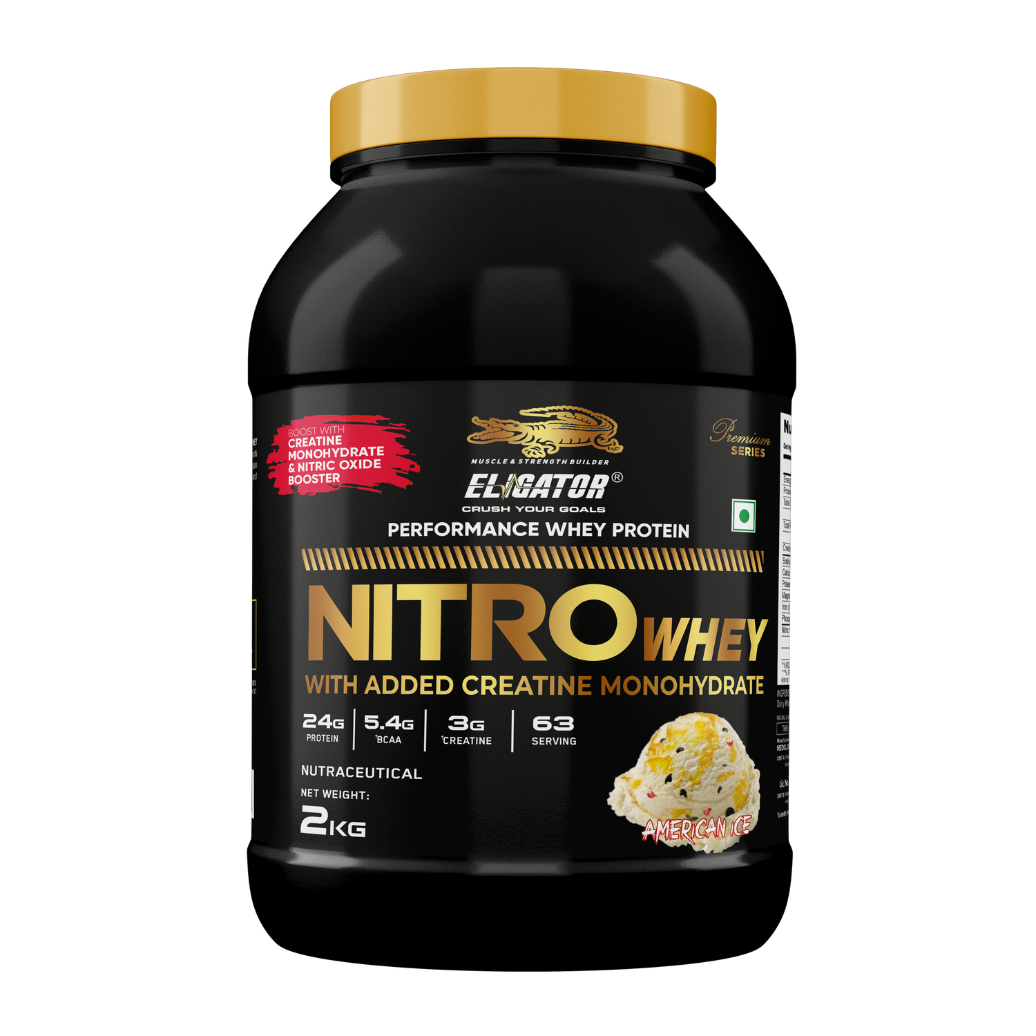 Eligator Nutrition Premium Series Nitra Whey 2 Kg