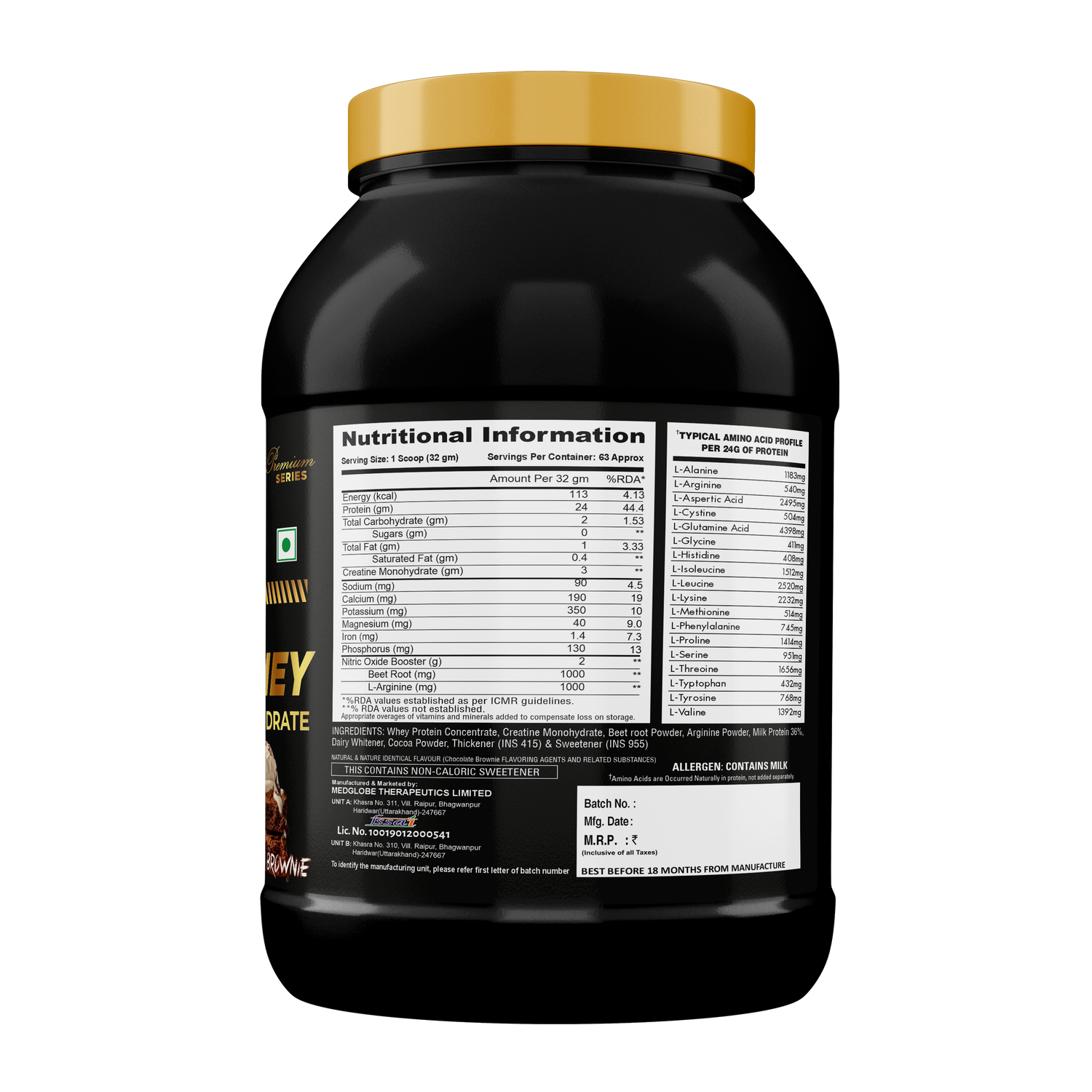 Eligator Nutrition Premium Series Nitra Whey 2 Kg