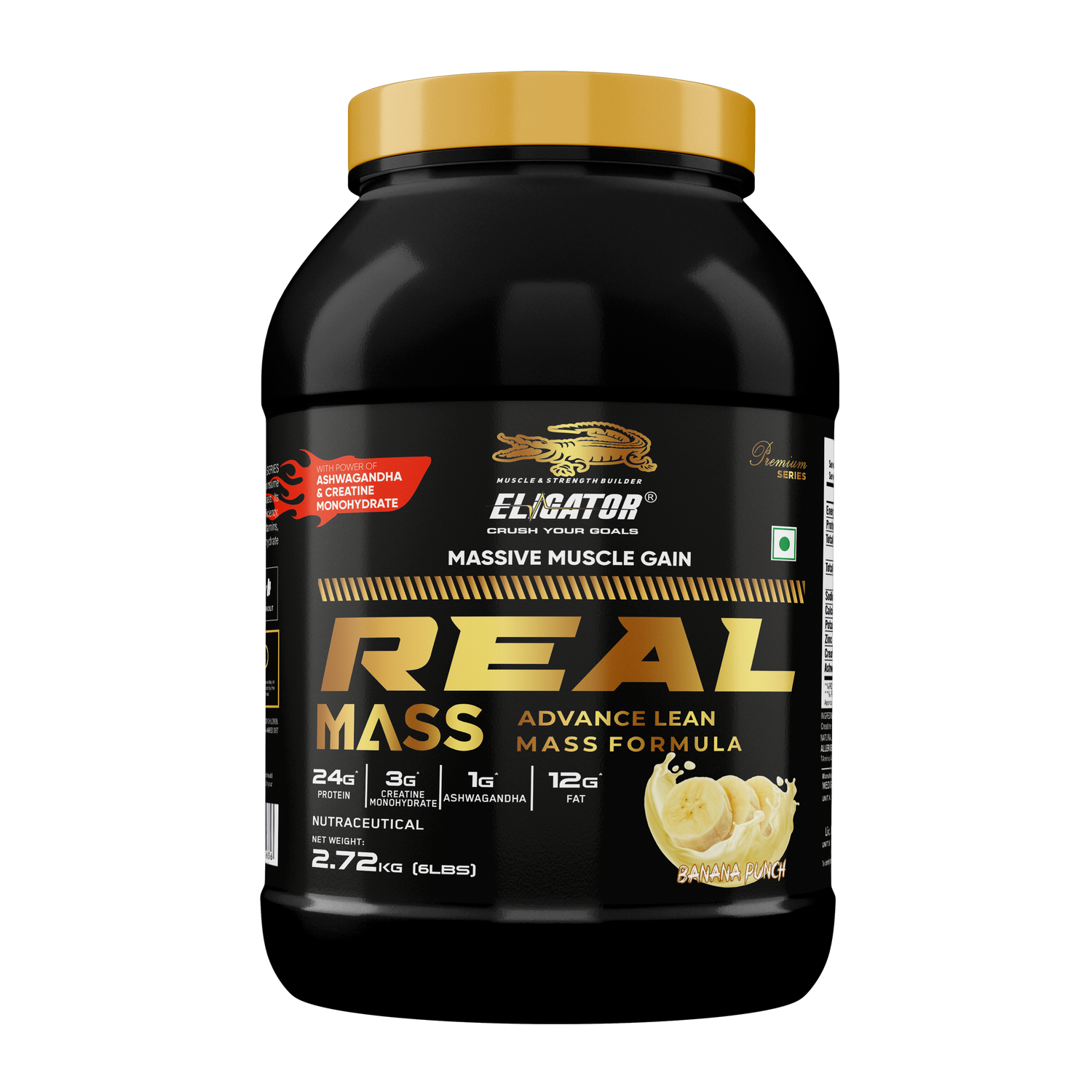 Eligator Nutrition Premium Series Real Mass Gainer