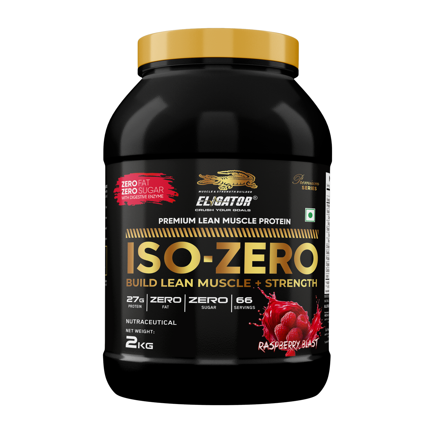 Eligator Nutrition Premium Series ISO Zero Isolate Whey Protein