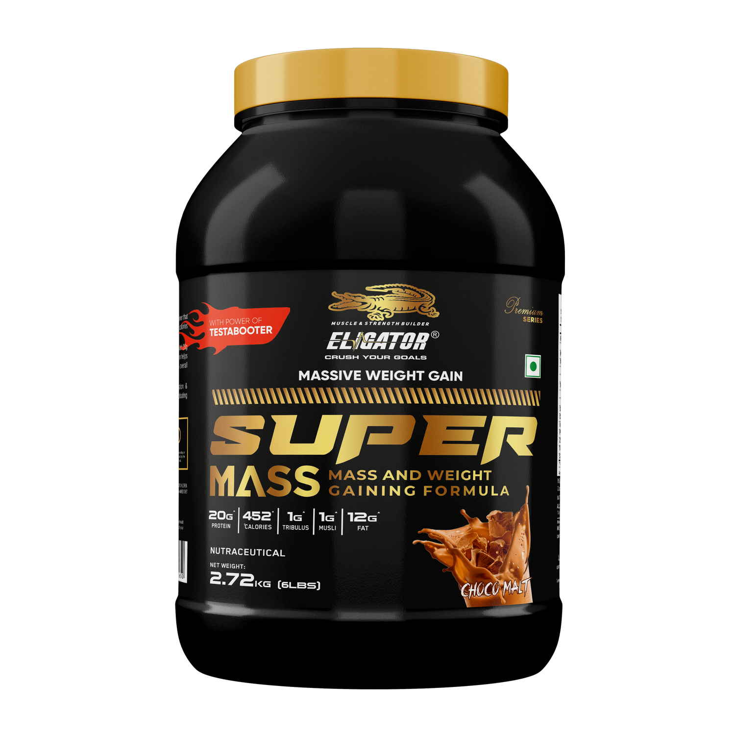 Eligator Nutrition Premium Series Super Mass Gainer