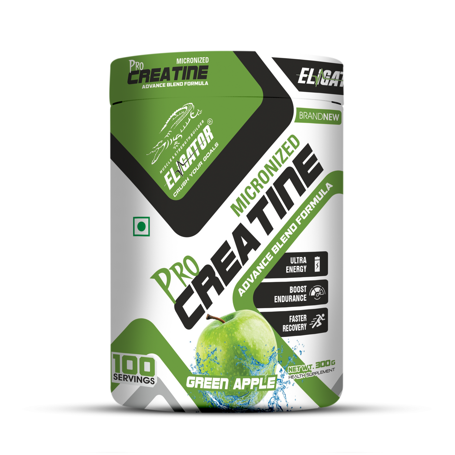 Eligator Nutrition Pro Micronized Creatine 100 Servings