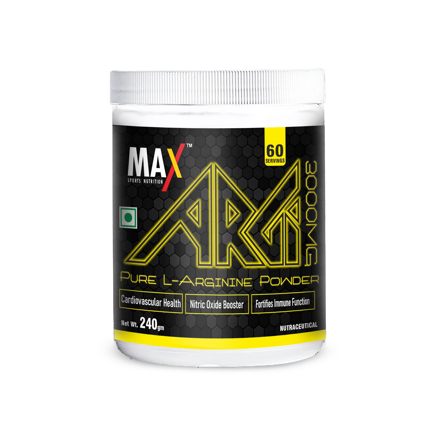 MAX PORTS NUTRITION ARGININE 3000 MG POWDER