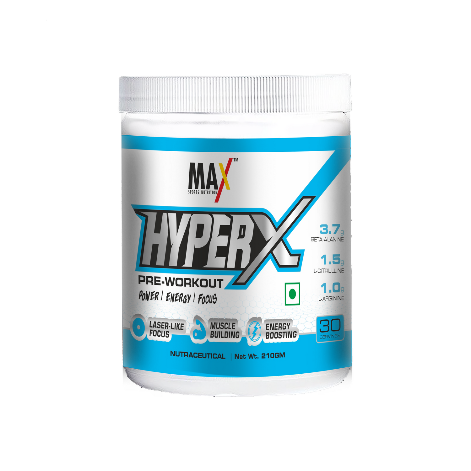MAX SPORTS UTRITION HYPR X PRE WORKOUT