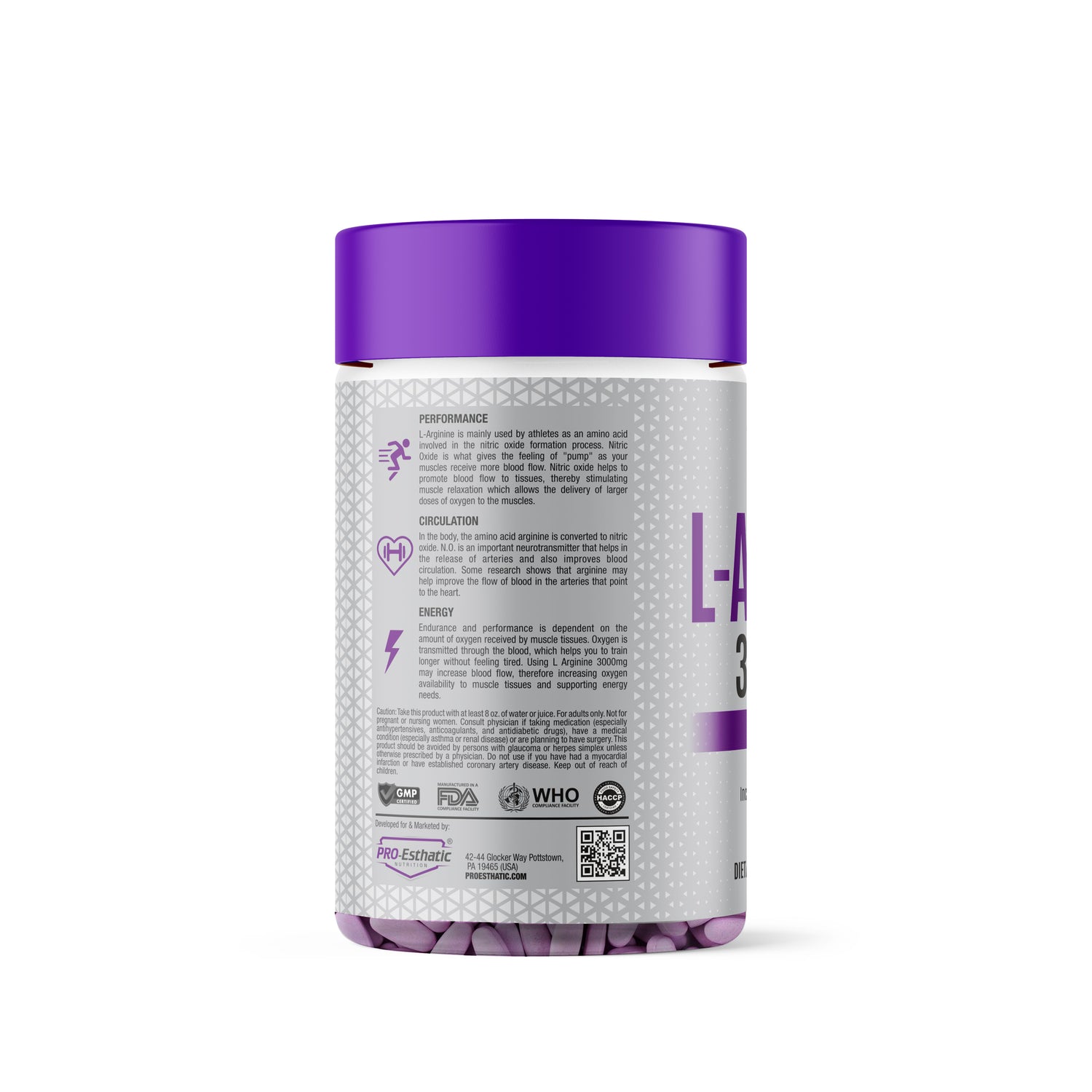 Pro Esthatic L-Arginine 3000 Mg 120 Tab