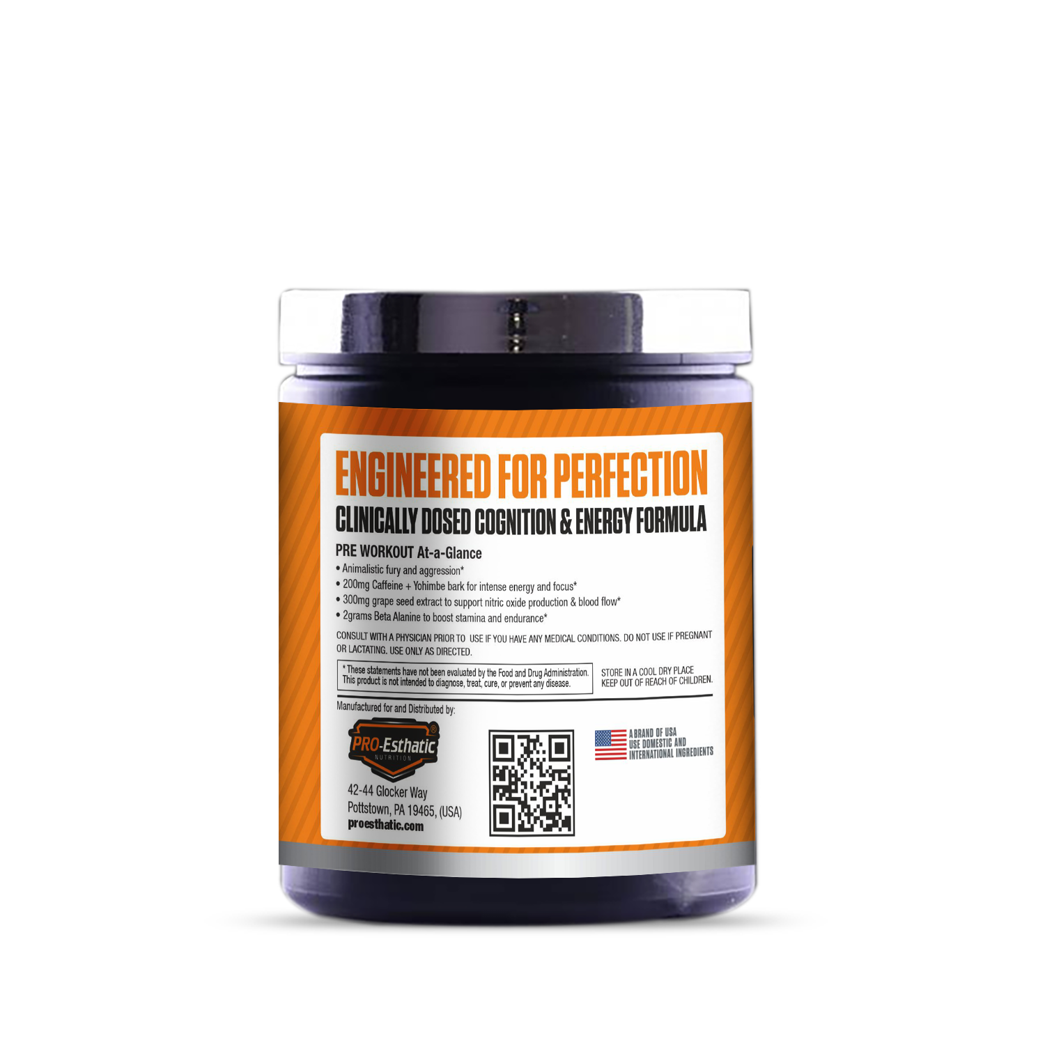 Pro-Esthatic NOX Pre Workout 40 Servings With Shaker