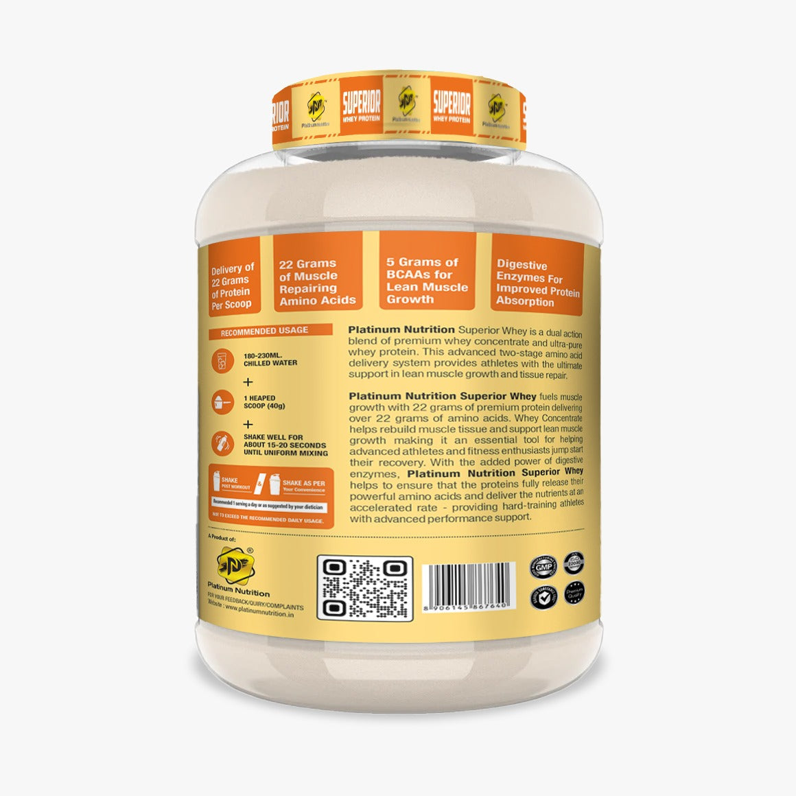 Platinum Nutrition Superior Whey 2 kg