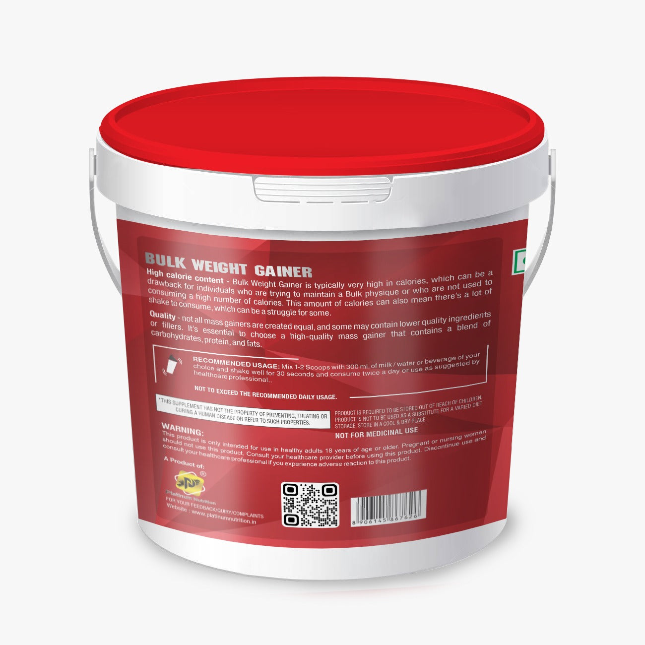 Platinum Nutrition Bulk Weight Gainer