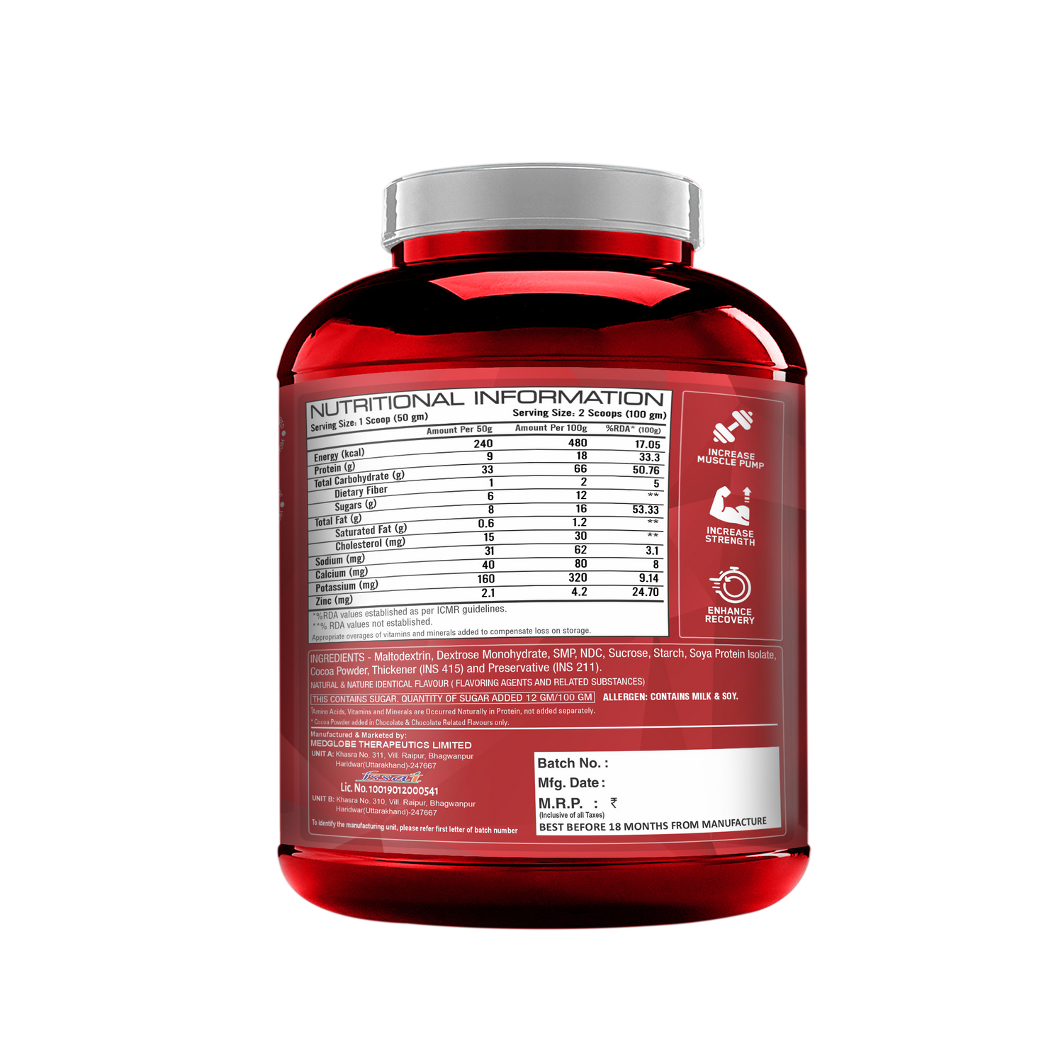 Platinum Nutrition Bulk Weight Gainer