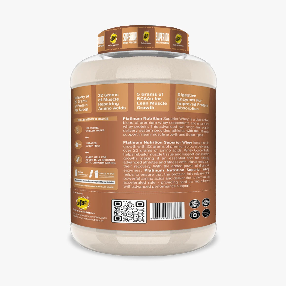 Platinum Nutrition Superior Whey 2 kg