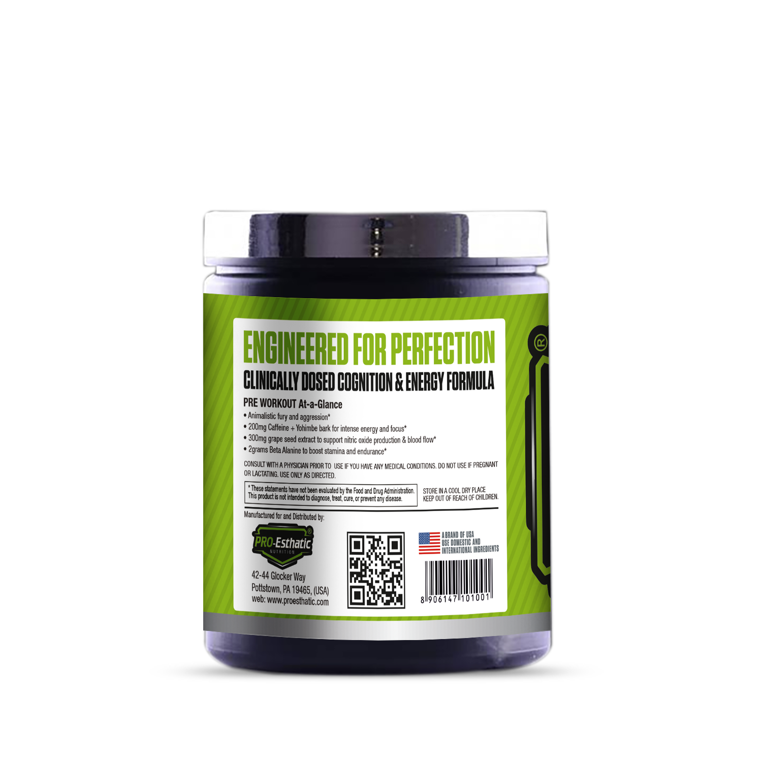 Pro-Esthatic NOX Pre Workout 40 Servings With Shaker