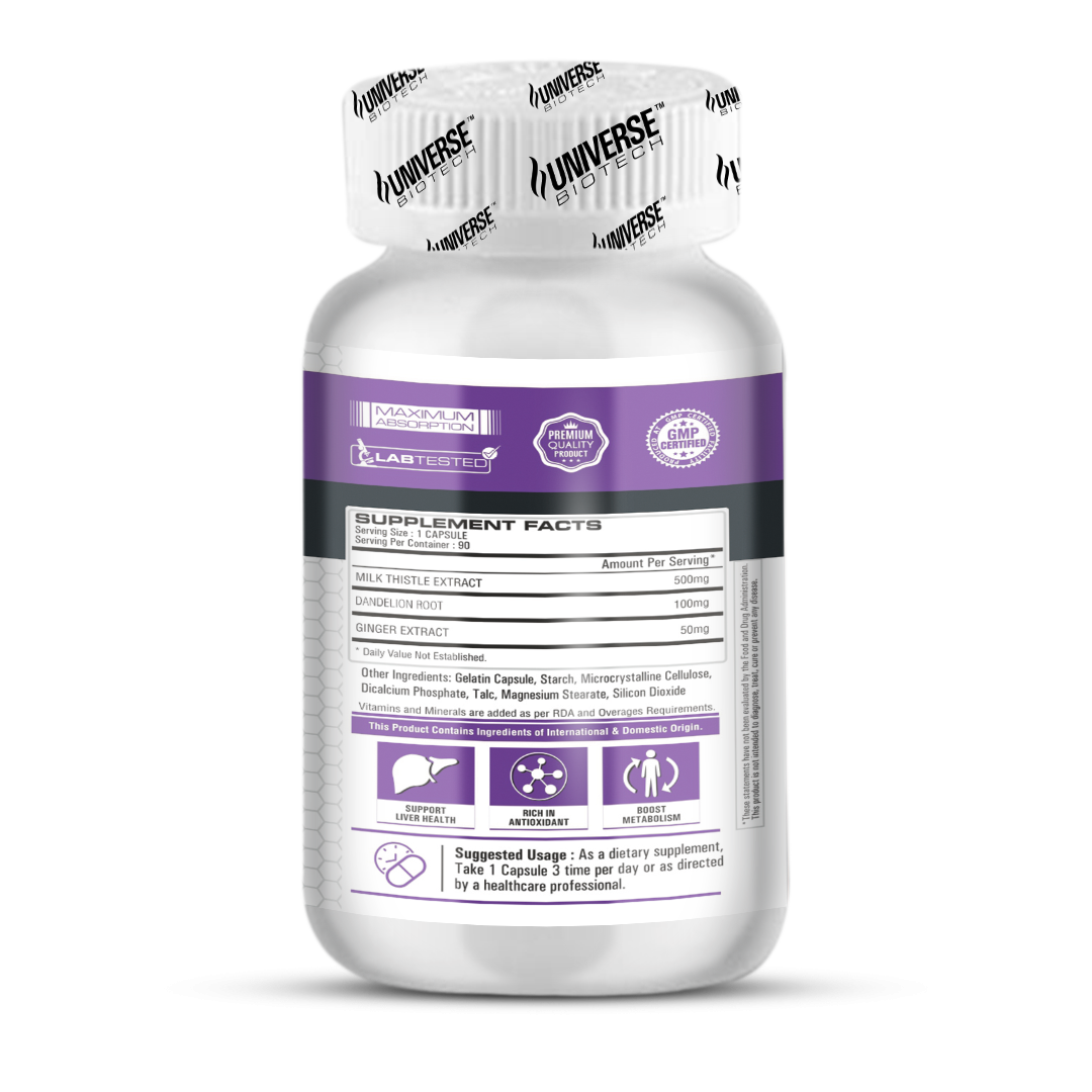 Universe Biotech Silymarin 90 Capsules