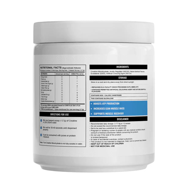Wellcore Pure Micronised Creatine Monohydrate 307 Gm (83 Servings )