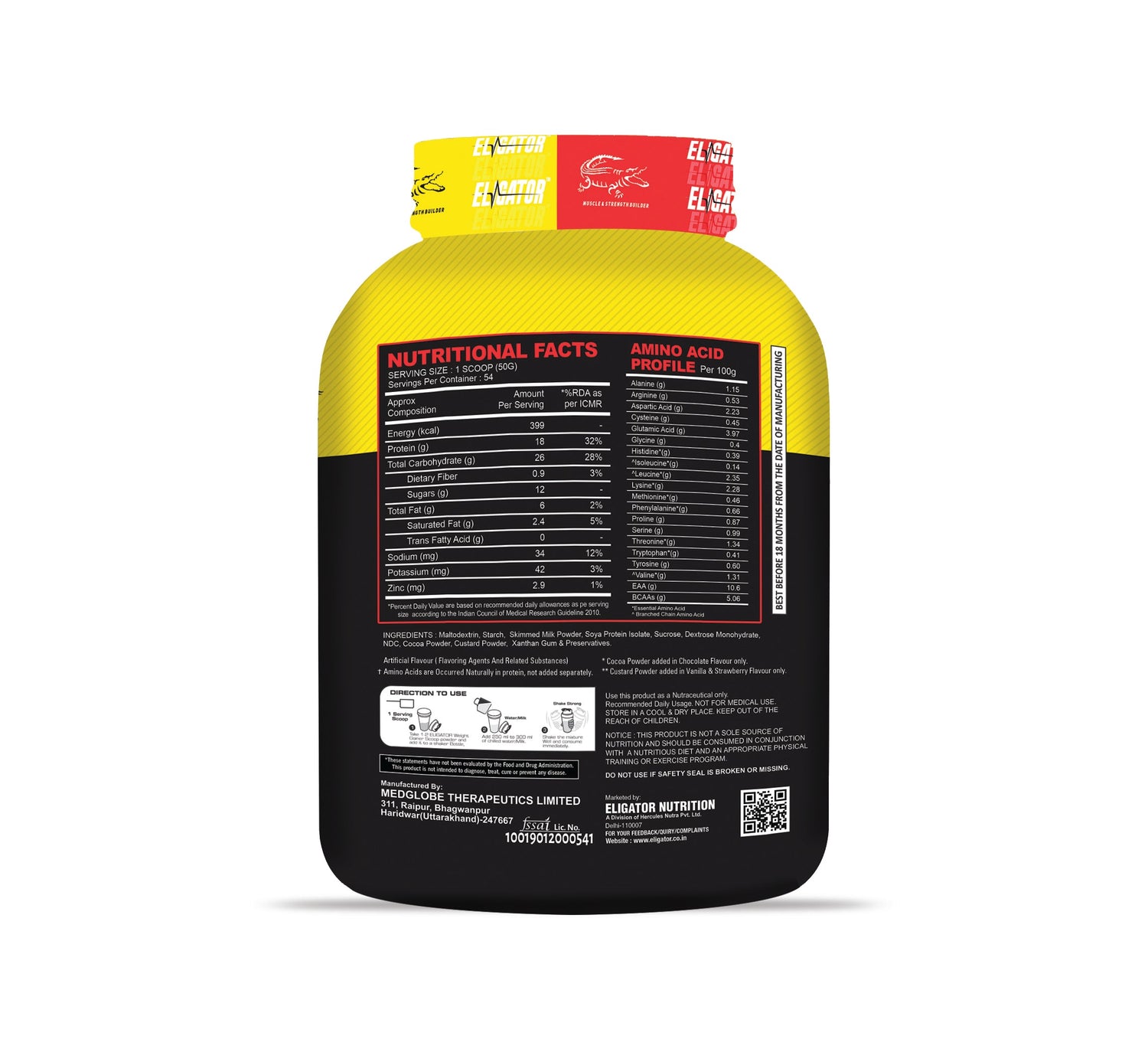 Eligator Gainer High Protein Weight Gainer